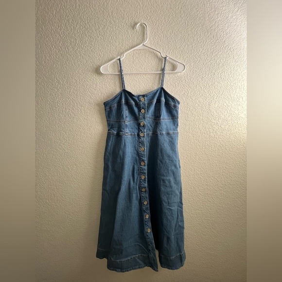 Target Denim Spaghetti Strap Sundress - Picture 1 of 3